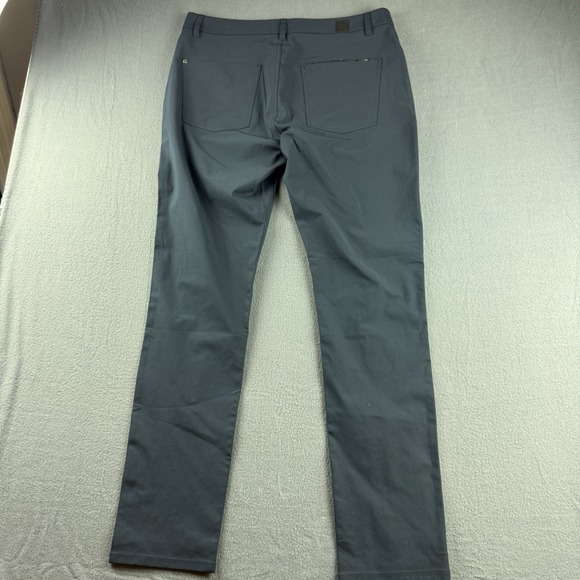 Vuori Pants Men's 34x32* Meta Blue Athletic Slim Chino Performance V430 Stretch - Picture 3 of 12